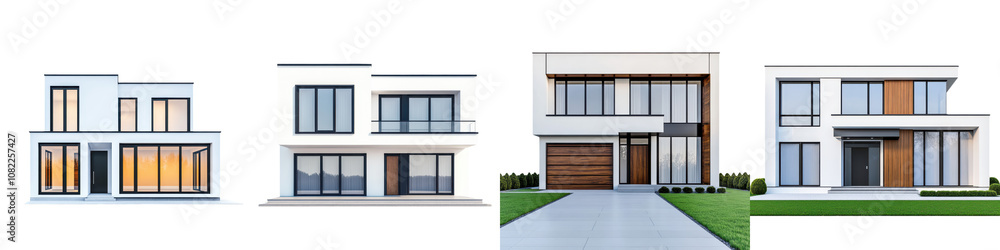 Elegant and contemporary minimalist house design with clean lines large windows and modern materials like concrete wood and glass Elegant and contemporary minimalist house design with clean lines large windows and modern materials like concrete wood and glass