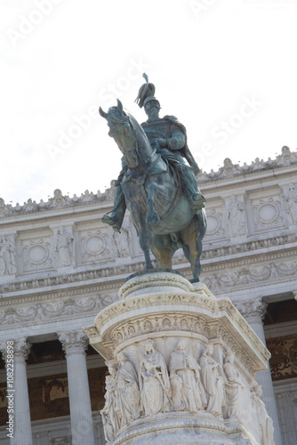 The Altare della Patria in Rome is a majestic white monument