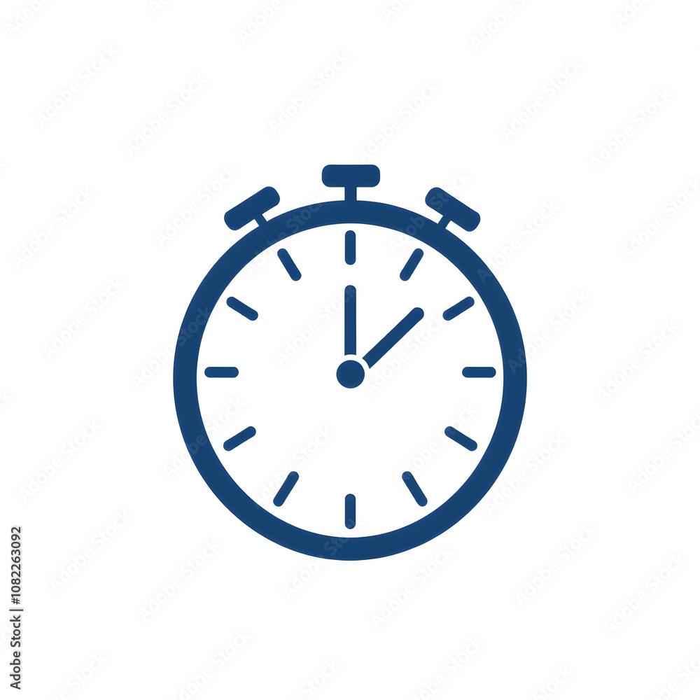 Clock icon vector illustration, Time icon isolated, watch icon symbol, time management sign isolated on white background. Generative AI Clock icon vector illustration, Time icon isolated, watch icon symbol, time management sign isolated on white background. Generative AI