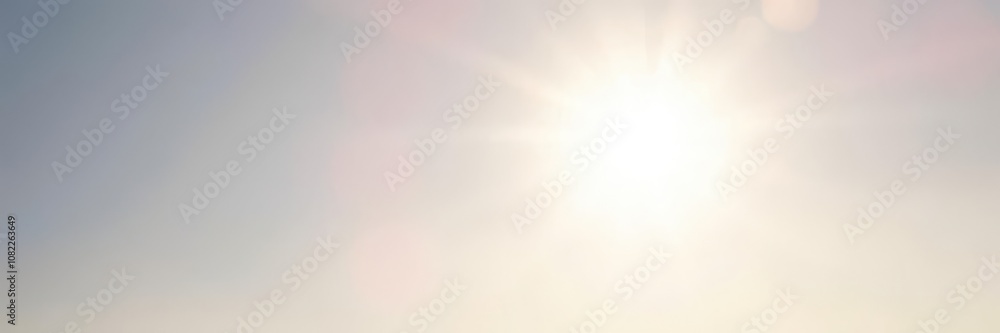 Bright vector illustration of sun with realistic lens flare effect, perfect for summer designs or meteorology visuals, radiance, vector Bright vector illustration of sun with realistic lens flare effect, perfect for summer designs or meteorology visuals, radiance, vector
