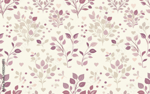 Vintage floral texture art background
