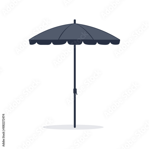 Minimalistic beach umbrella