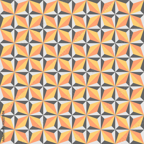 seamless geometric pattern with triangles