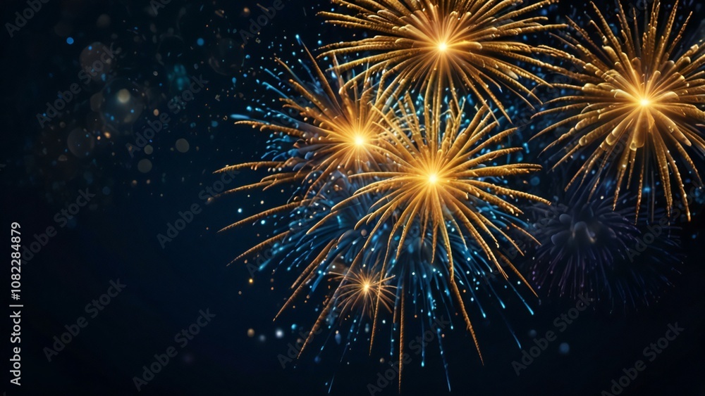 fireworks on the night sky fireworks on the night sky