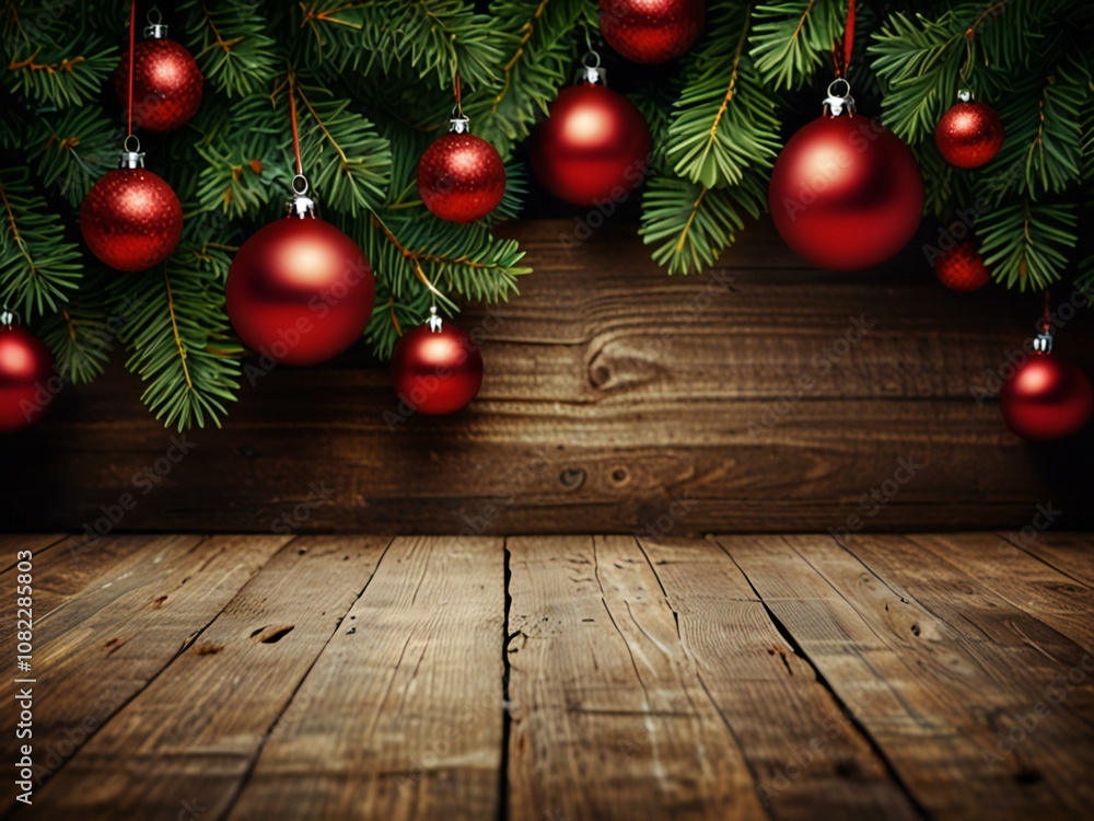 christmas tree on wooden background christmas tree on wooden background