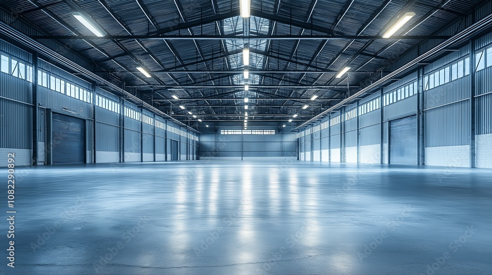 Large modern empty storehouse Large modern empty storehouse