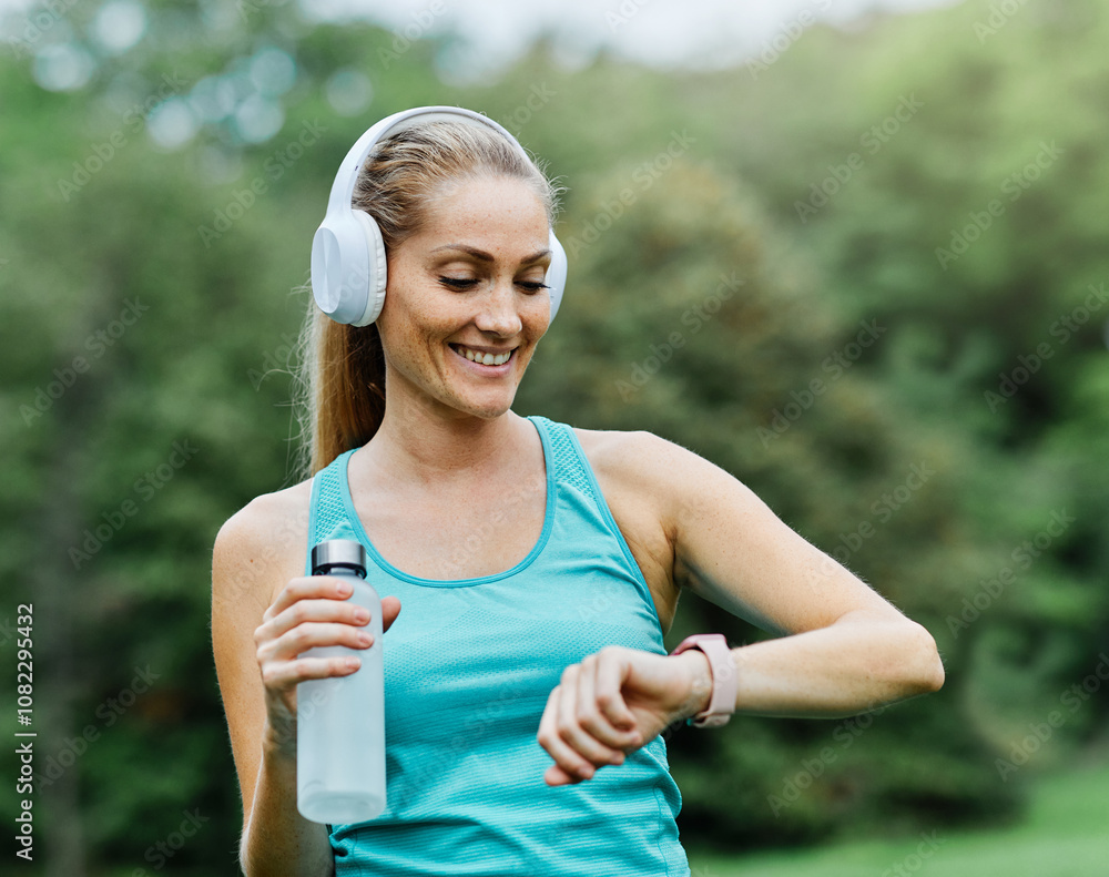outdoor fitness jogging woman sport exercise portrait body training health girl sportswear athlete workout headphone music listening time activitytracker smartwatch smart watch app water bottle drink outdoor fitness jogging woman sport exercise portrait body training health girl sportswear athlete workout headphone music listening time activitytracker smartwatch smart watch app water bottle drink
