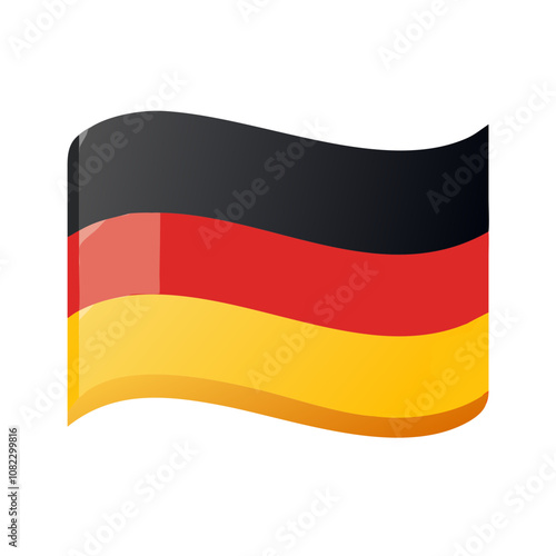 Free Download Germany flag with black, red, and yellow	 - GFXLoad