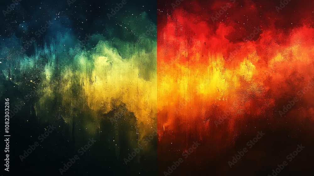 Obraz premium Lithuanian Flag-Inspired Abstract Background. Generative AI