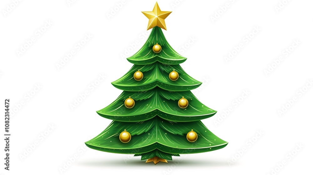 Cartoon illustration of celebration of Christmas,generated with AI. Cartoon illustration of celebration of Christmas,generated with AI.