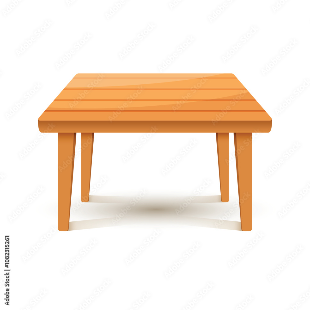 Table furniture icon in flat style. Wooden table vector illustration on isolated background. Dinner desk sign business concept. Table furniture icon in flat style. Wooden table vector illustration on isolated background. Dinner desk sign business concept.