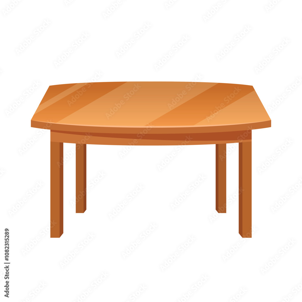 Table furniture icon in flat style. Wooden table vector illustration on isolated background. Dinner desk sign business concept. Table furniture icon in flat style. Wooden table vector illustration on isolated background. Dinner desk sign business concept.