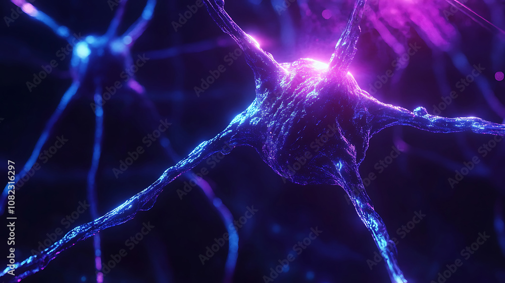 Neural connection, bright lights, synapses
Neural connection, bright lights, synapses