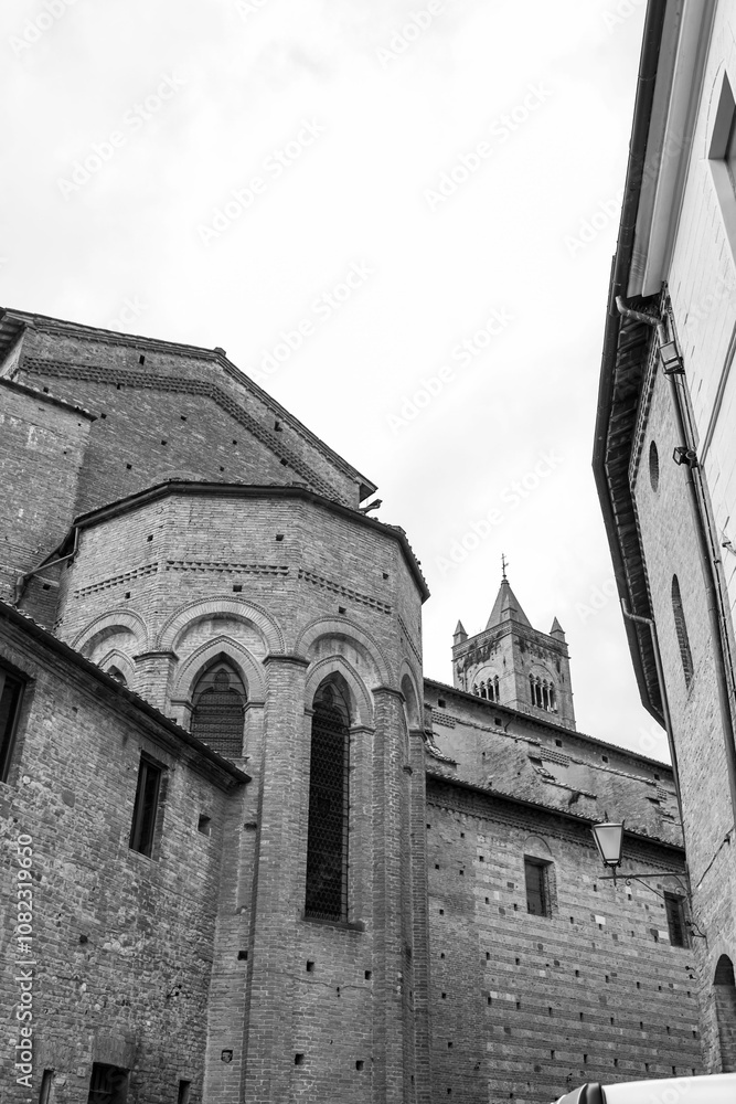 Fototapeta premium The Church of Santa Maria dei Servi is a Romanesque style, Roman Catholic church in Siena, Italy