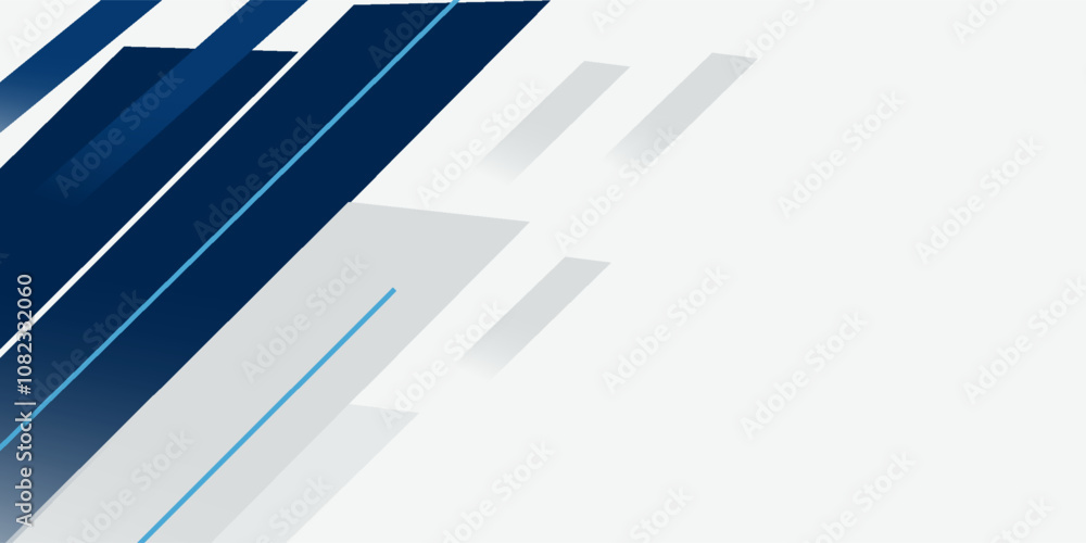 Modern blue and white geometric shapes corporate abstract technology background. Vector abstract graphic design banner pattern presentation background web template. Modern blue and white geometric shapes corporate abstract technology background. Vector abstract graphic design banner pattern presentation background web template.