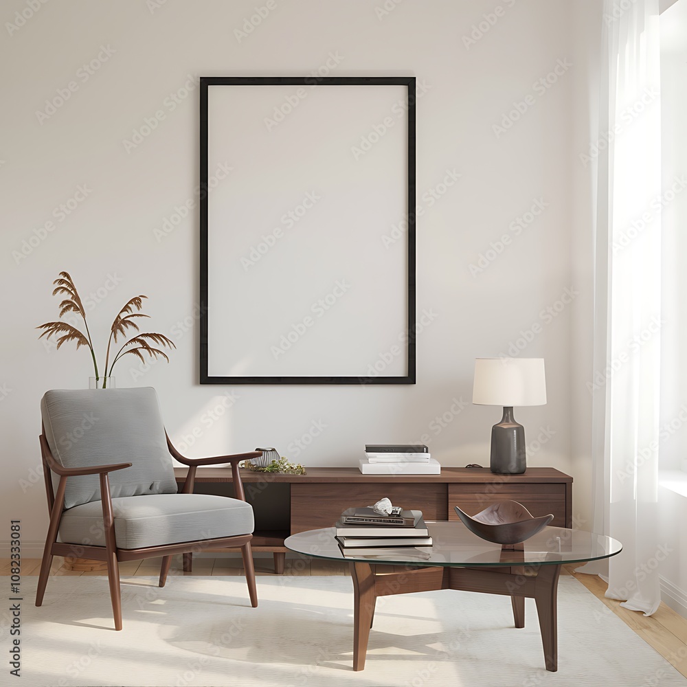 ISO A Paper size Frame Mockup. Living Room Frame Mockup Display. Modern Living Room with Wall Frame Mockup. Stylish Interior with Curved Sofa and Blank Wall Frame Mockup. 3D render ISO A Paper size Frame Mockup. Living Room Frame Mockup Display. Modern Living Room with Wall Frame Mockup. Stylish Interior with Curved Sofa and Blank Wall Frame Mockup. 3D render
