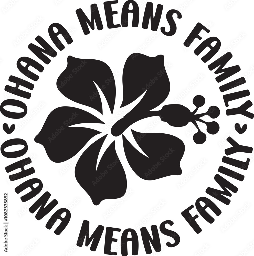 Ohana Means Family svg