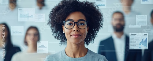 Enhancing employee profiles with data insights corporate office digital analytics professional environment hr perspective data visualization