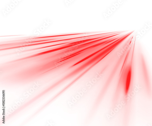Png neon rays vector abstract background red. Futuristic technological style. Png Abstract background with speed lines. Vector illustration. Futuristic. The light lines of the road are red
