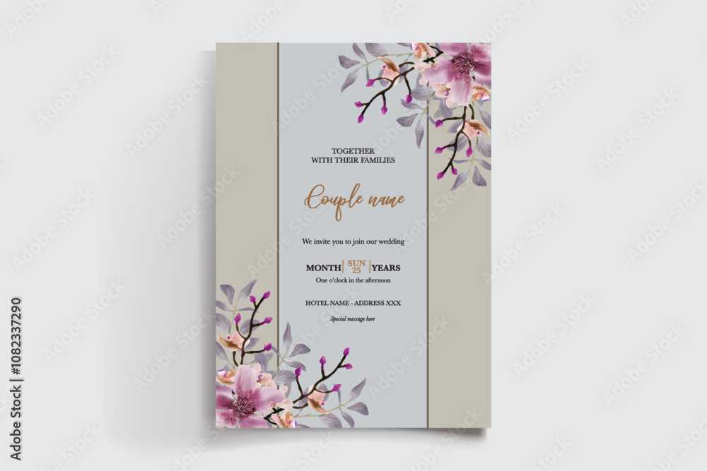 BRIDAL SHOWER FLORAL INVITATION TEMPLATE BRIDAL SHOWER FLORAL INVITATION TEMPLATE