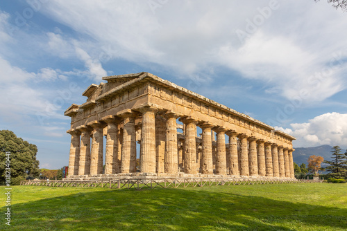 temple of Neptun, Paestum, Italy photo