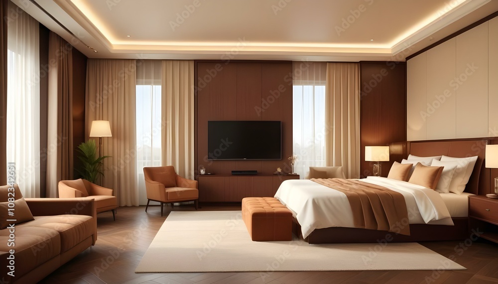 modern living room with a bed modern living room with a bed