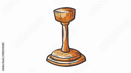 Professional Cleaning Tool Plunger Vector Illustration