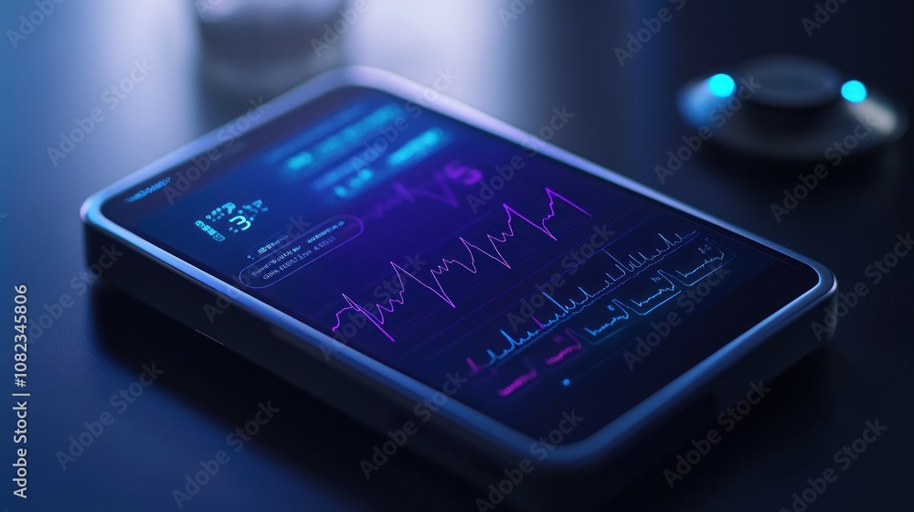 Smartphone with ECG Display Smartphone with ECG Display