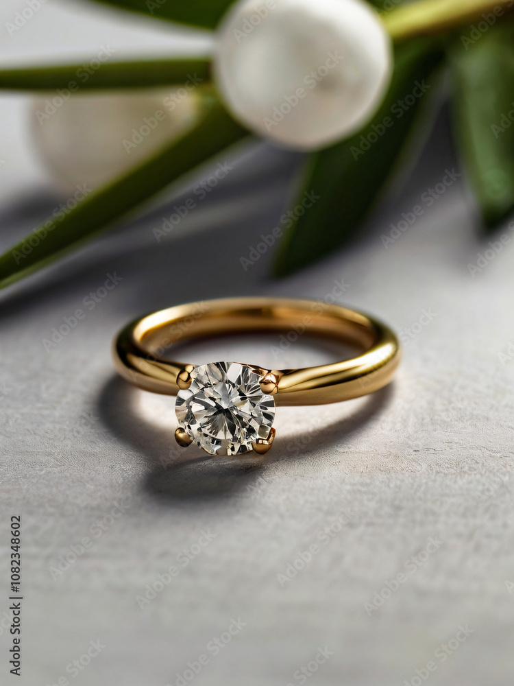 Wedding ring crafted with a radiant diamond. Wedding ring crafted with a radiant diamond.