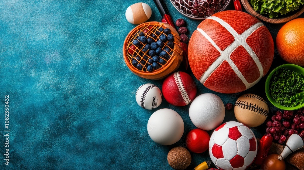 Healthy Lifestyle with Sports and Food Healthy Lifestyle with Sports and Food