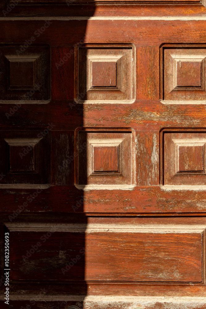 Rabat, Malta An old weathered wooden door. Rabat, Malta An old weathered wooden door.