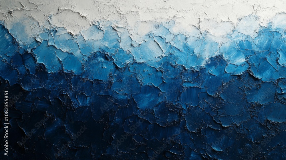 Abstract Blue and White Textured Paint Background. Generative AI Abstract Blue and White Textured Paint Background. Generative AI