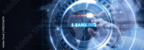 Online banking concept. E-Banking. Business, Technology, Internet and network concept.