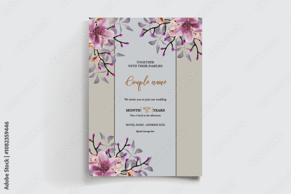 BRIDAL SHOWER FLORAL INVITATION TEMPLATE BRIDAL SHOWER FLORAL INVITATION TEMPLATE
