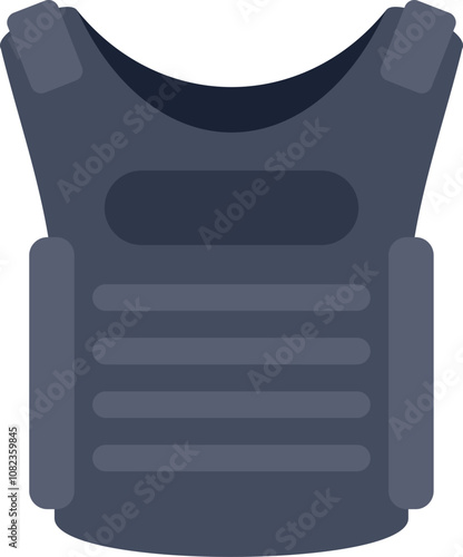 Bulletproof vest providing safety and security to law enforcement and military personnel