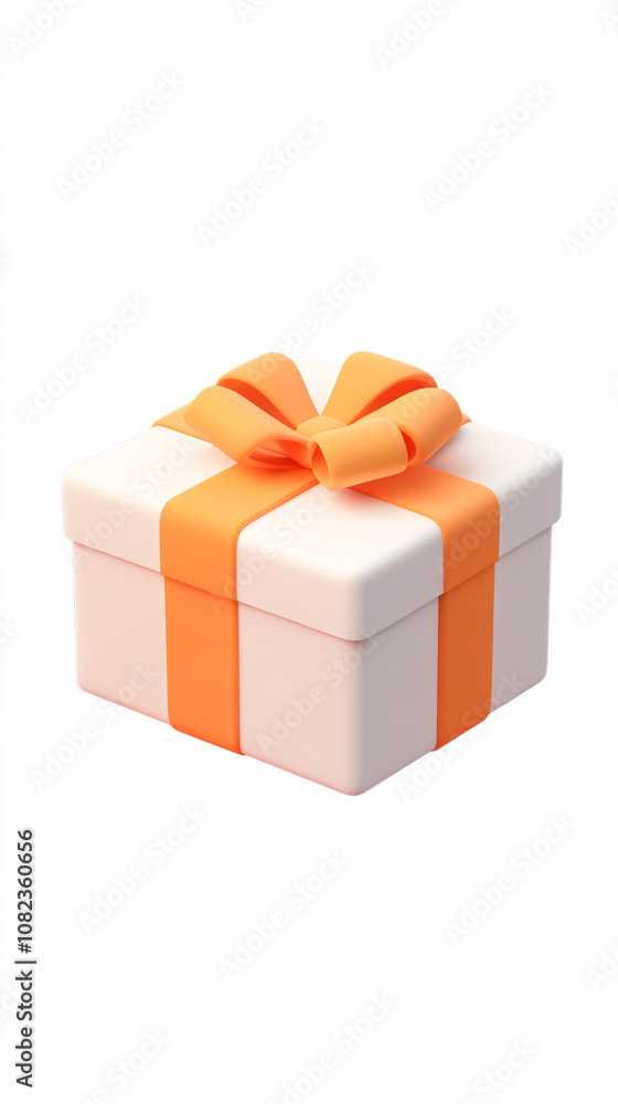 Obraz premium gift box on white background