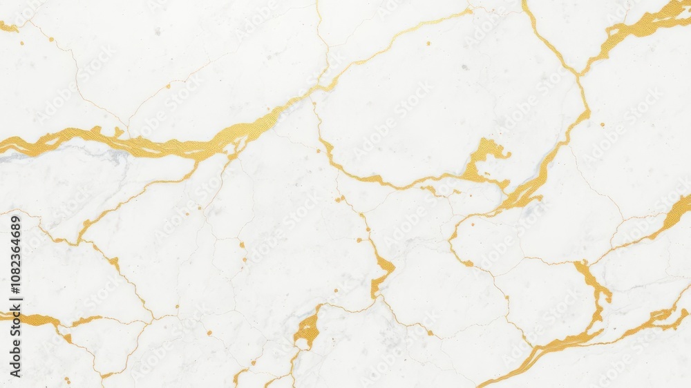 Naklejka premium White and gold marble texture background perfect for creative design projects, backdrop, design