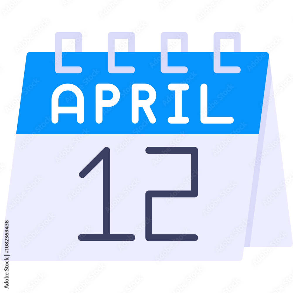 April 12 Icon