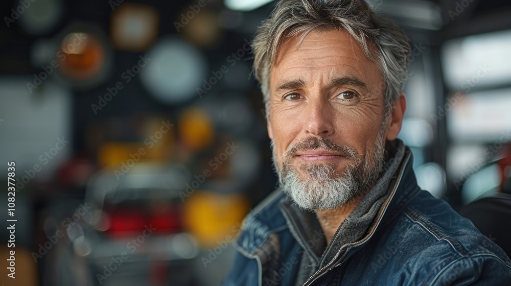 A middle-aged man customer discussing vehicle maintenance plans with a salesperson in an auto dealership A middle-aged man customer discussing vehicle maintenance plans with a salesperson in an auto dealership