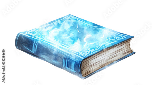 Mystical book opening fantasy realm digital art ethereal setting close-up view adventure concept