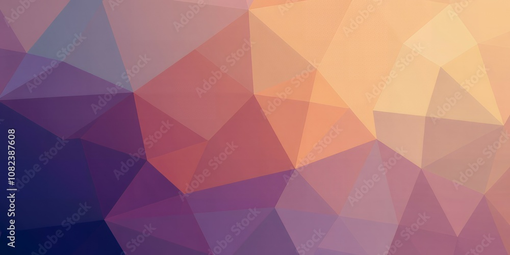 Abstract geometric background with purple, orange, and yellow hues. Abstract geometric background with purple, orange, and yellow hues.