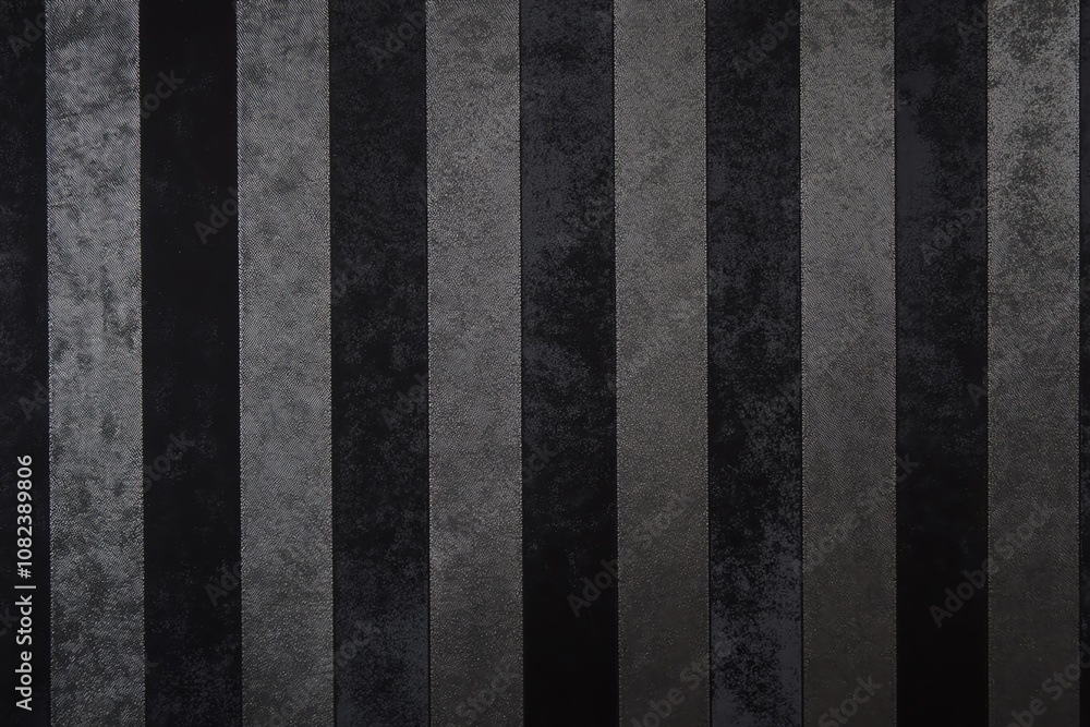 Elegant Black Wallpaper with Classic Pinstripes Elegant Black Wallpaper with Classic Pinstripes