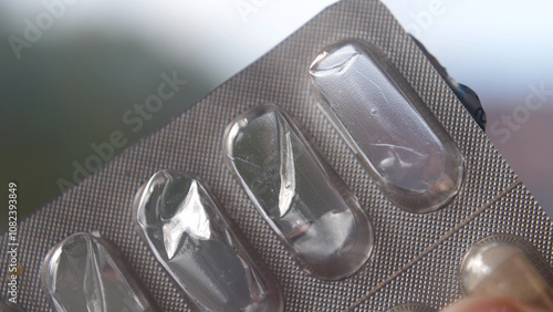 Close up of an empty pill container, medicine shortages