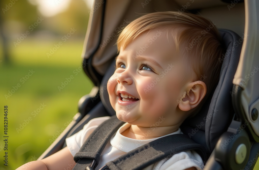 happy child smiling at sun and butterfly happy child smiling at sun and butterfly