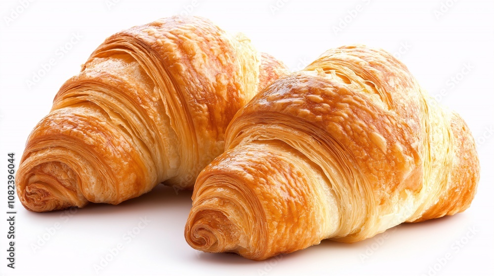 Deliciously Flaky Croissants Freshly Baked Golden Brown on a Clean Surface Perfect for Breakfast or Brunch with a Touch of Elegance and Gourmet Appeal Deliciously Flaky Croissants Freshly Baked Golden Brown on a Clean Surface Perfect for Breakfast or Brunch with a Touch of Elegance and Gourmet Appeal