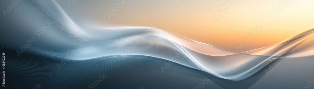 Abstract waves in soft colors, evoking tranquility and movement. Abstract waves in soft colors, evoking tranquility and movement.