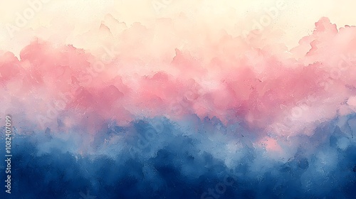 Elegant pastel gradient background blending periwinkle and peach hues with a soft subtle noise texture  This versatile design is suitable for use as a header cover photo