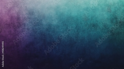 Abstract Teal and Purple Gradient Background