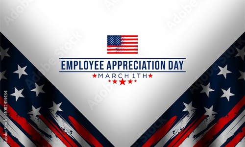 employee appreciation day vector background illustration photo