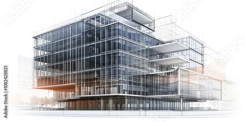 Wallpaper Mural An architectural drawing of an elegant Art building Torontodigital.ca